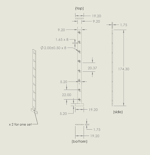 Picture of CAD for LED Cube